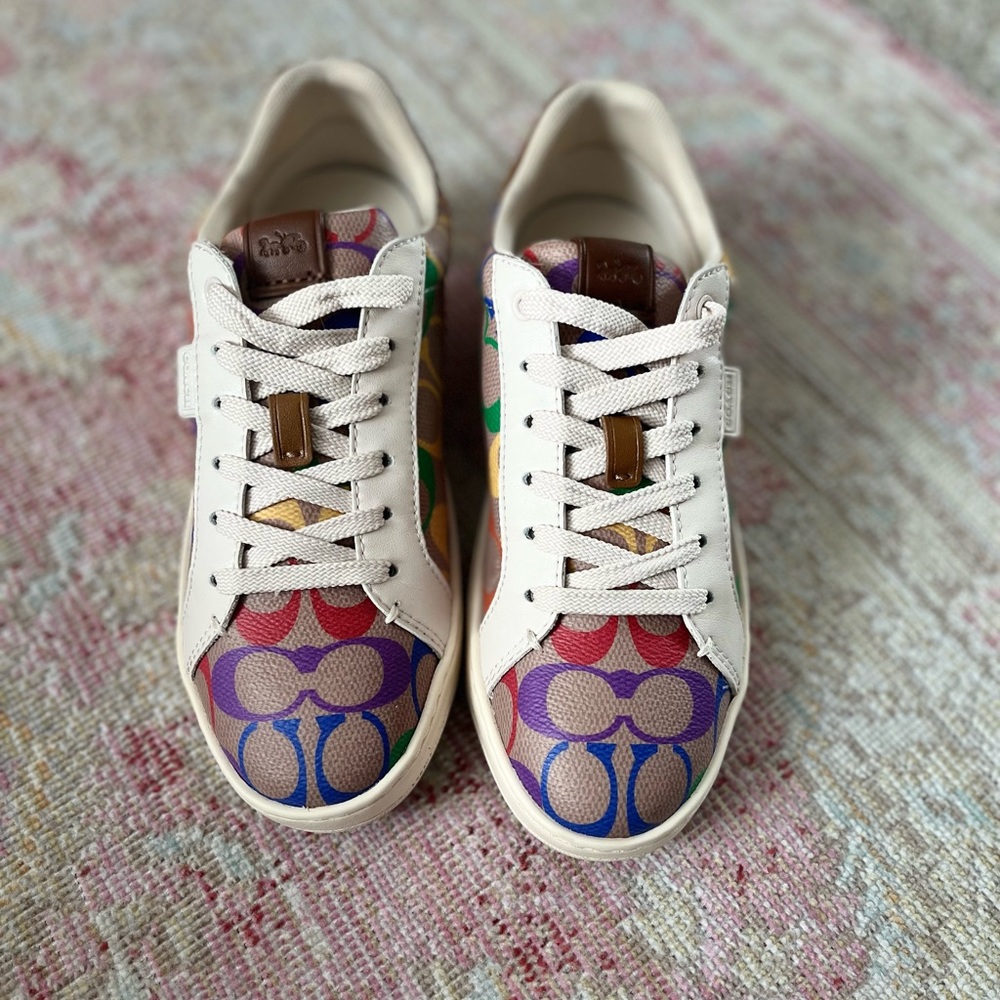 Coach pride sneakers.